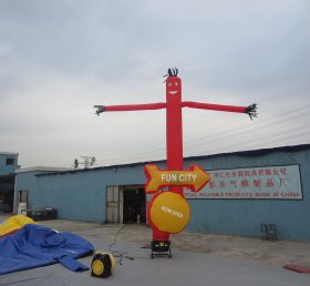 D2-46 Air Dancer gonflable Red Tube Man publicité