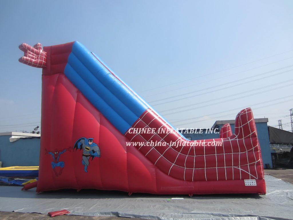 T8-1416 Spider-Man Superhero Inflatable Slide