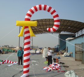 C6-1 Décorations gonflables de bonbons de Noël