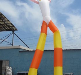 D2-142 Gonflable air danseur tube homme à deux jambes