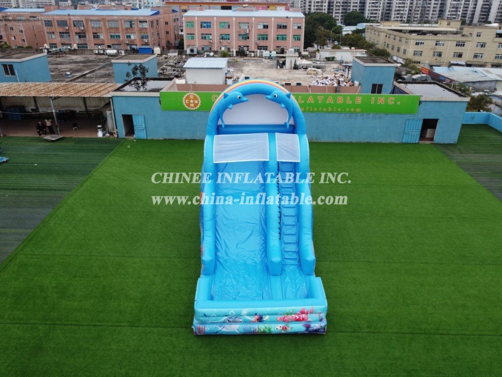 T8-1403 Clownfish Theme Inflatable Slide