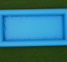 Pool2-541 Piscine gonflable bleue