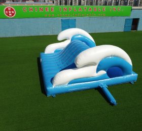 T11-560 Toboggan de piscine gonflable Wave