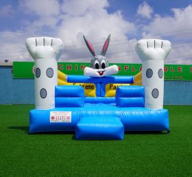 T4-27 Trampoline gonflable Looney Tunes sur le thème du lapin