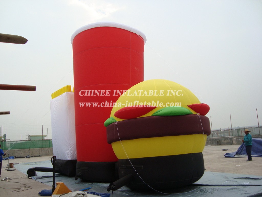 S4-232 Hamburger Set Advertising Inflatable