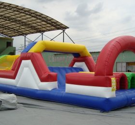 T7-504 Cours d'obstacles gonflables colorés