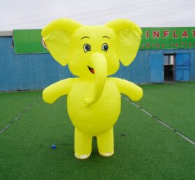 M1-22 Bande dessinée mobile gonflable d'éléphant jaune