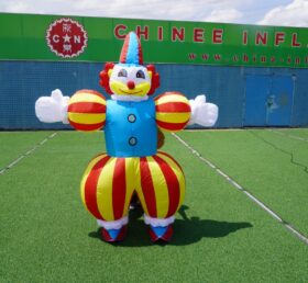 M1-299 Clown gonflable mobile dessin animé