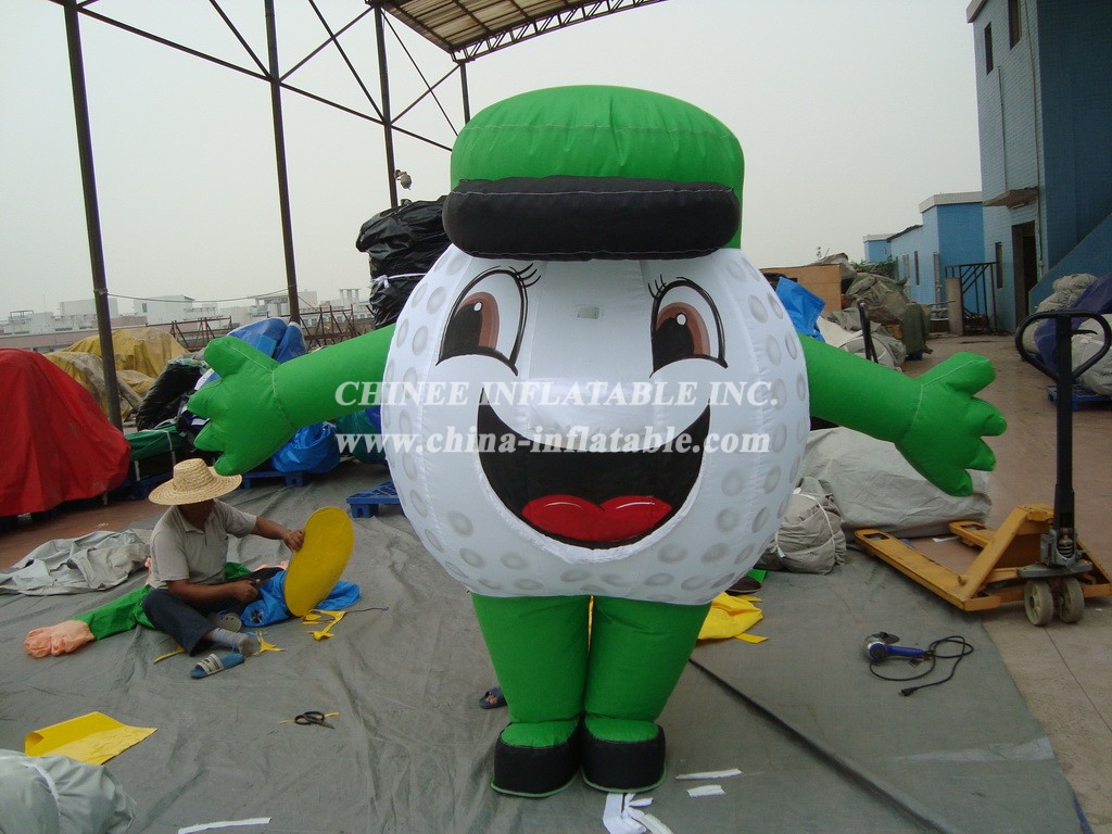 M1-8 Happy Face Inflatable Moving Cartoon