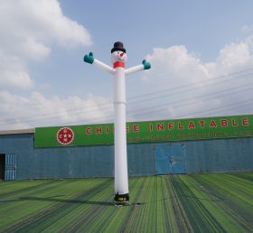 D2-16 Gonflable bonhomme de neige danseur aérien
