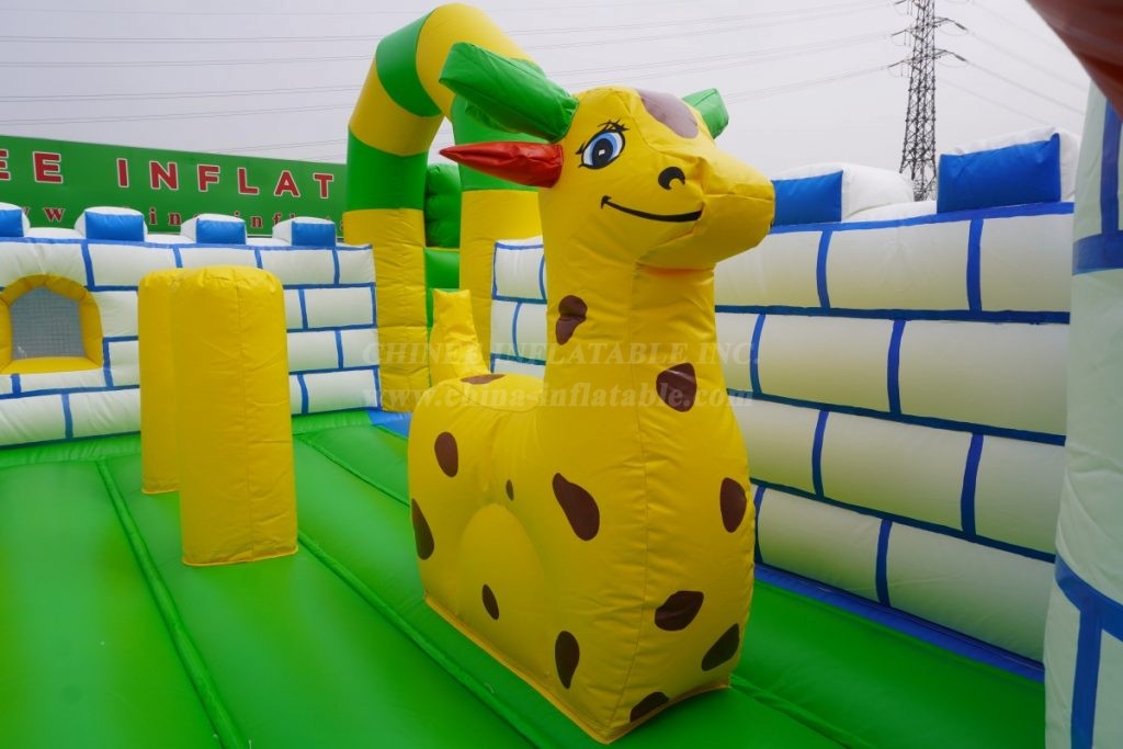 T1-2 Jungle Theme Inflatable Castle Bouncers