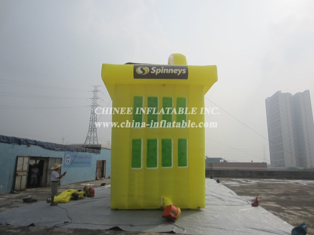 S4-299 Supermarket Shopping Basket Advertising Inflatable