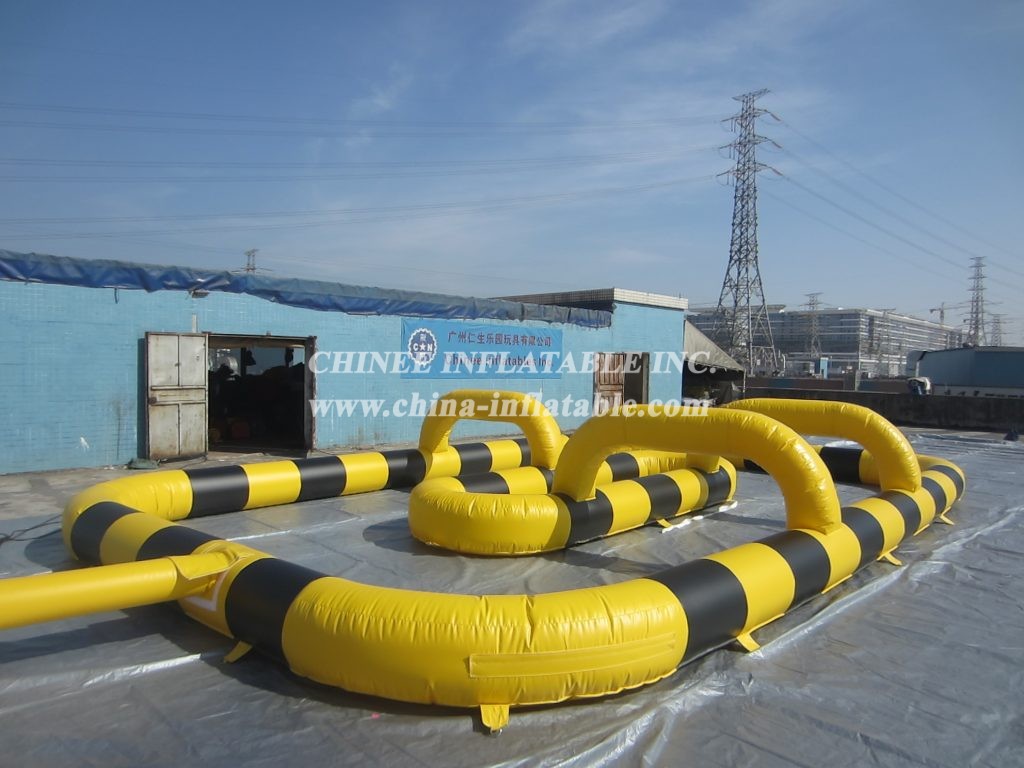 T11-633 Inflatable Race Track Challenge Sport Game