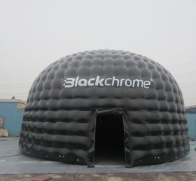 Tent1-415 Tente gonflable géante grise
