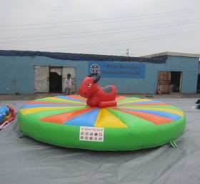 T11-858 Jeux d'équitation de taureaux