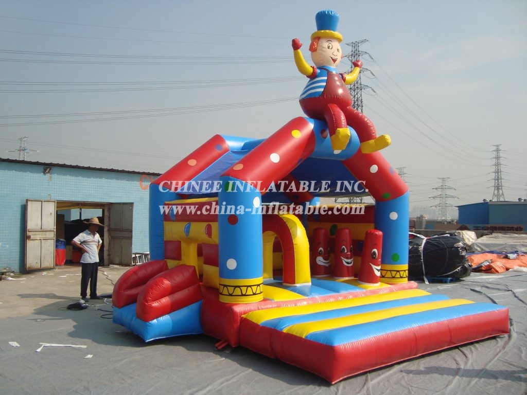 T2-3182 Clown Inflatable Bouncers