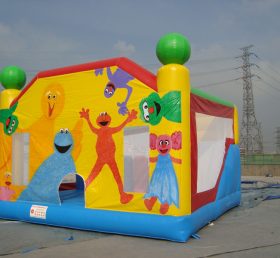 T2-542 Trampoline gonflable Elmo