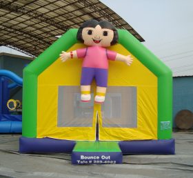 T2-2880 Trampoline gonflable Dora