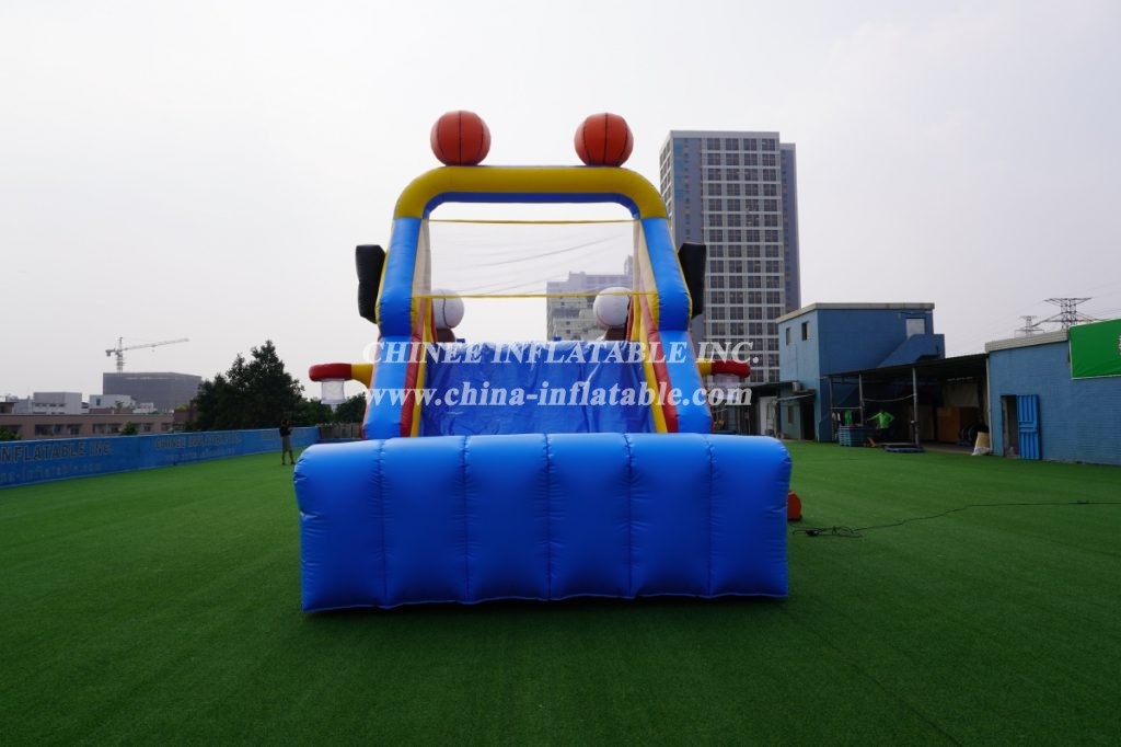 T7-404 Inflatable Soccer Ostacle Challenge Run