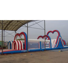 T7-420 Cours d'obstacles gonflables en plein air