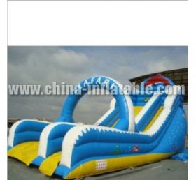 T8-1043 Toboggan gonflable pour petits poissons