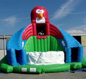 T8-1424 Angry Birds gonflable toboggan gigantesque pour les enfants