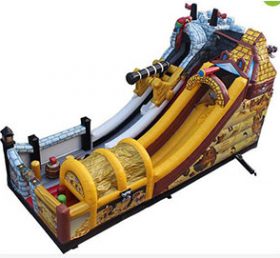 T8-1434 Toboggan gonflable Dragon