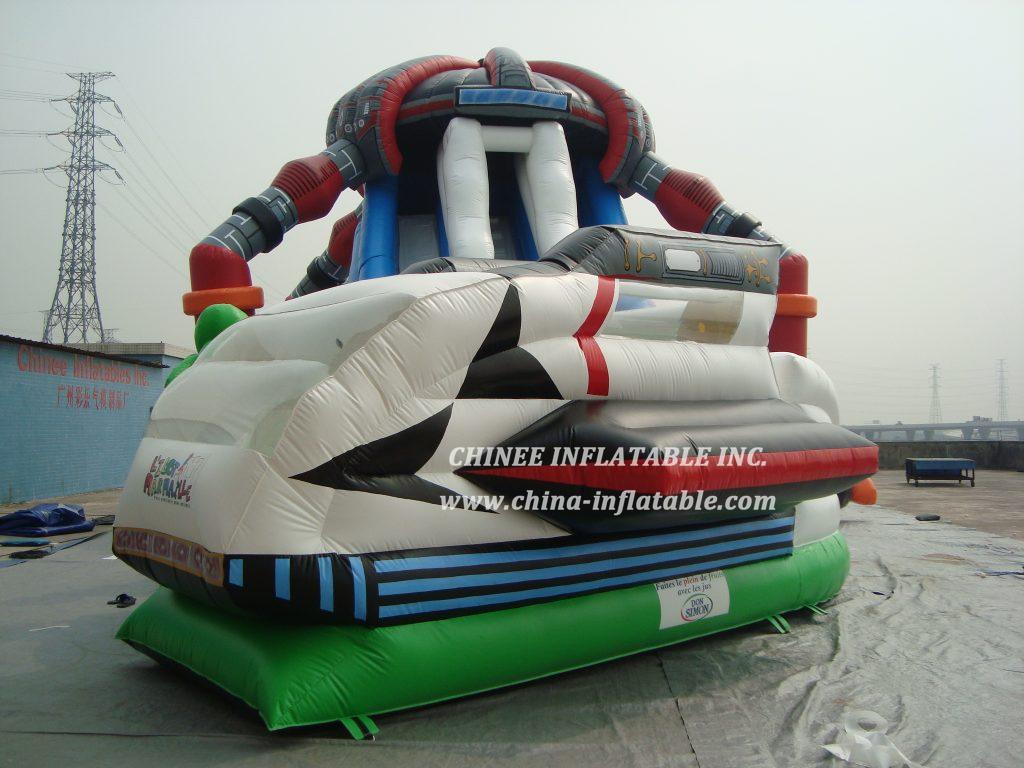 T8-221 Inflatable Slide Alien And Space Giant Slide