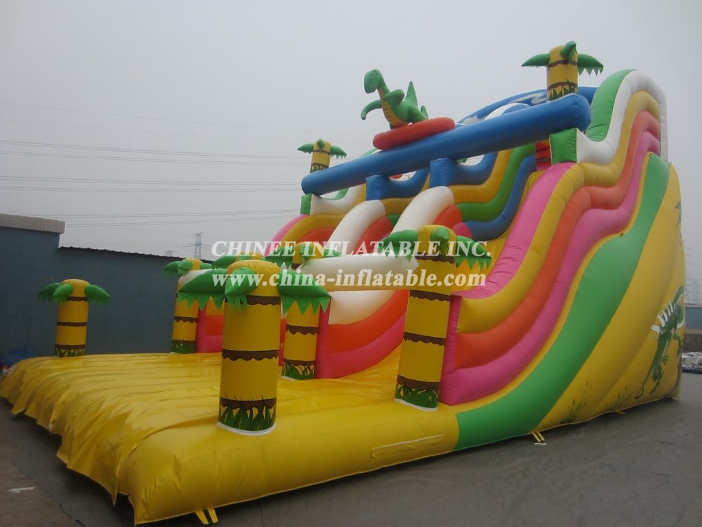 T8-244 Dinosaur Slides Giant Inflatable Slide