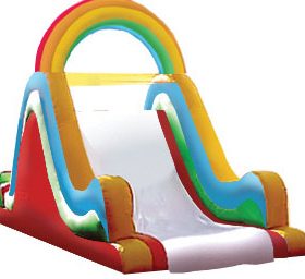 T8-254 Toboggan sec gonflable Rainbow Giant