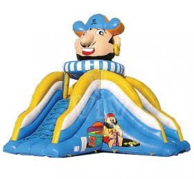 T8-264 Toboggan gonflable pour enfants pirates