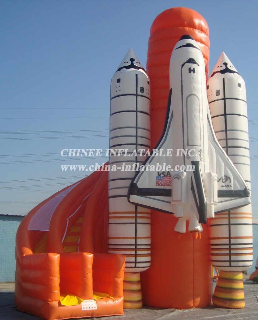 T8-391 Inflatable Slides Rocket Giant Slide