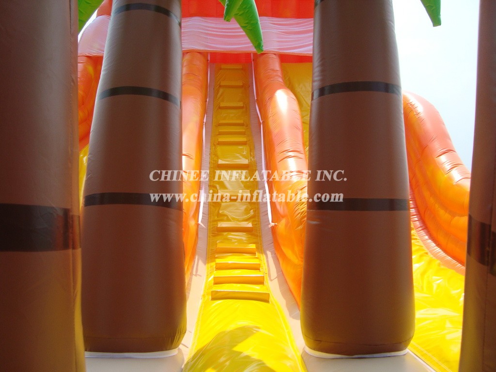 T8-397 Inflatable Slide Jungle Theme Giant Slide