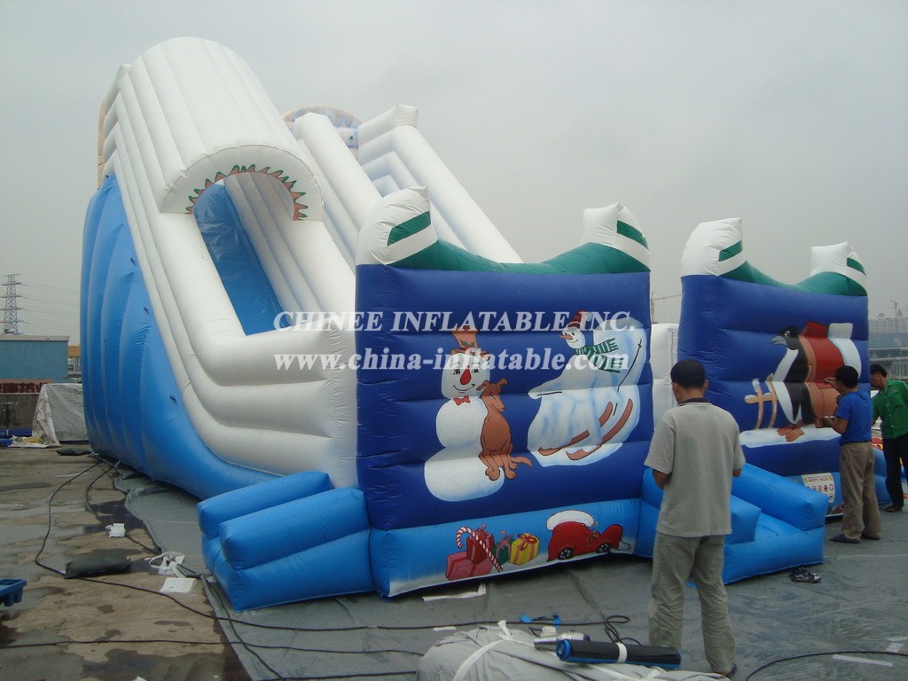 T8-690 Penguin Inflatable Slide Giant Slide For Kid