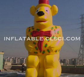 Cartoon1-727 Cartoon gonflable de l'ours jaune