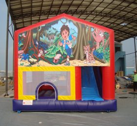 T2-2752 Trampoline gonflable Dora