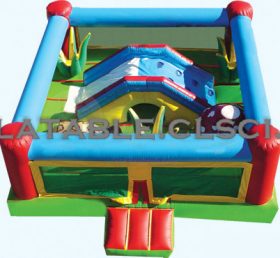 T2-1740 Trampoline gonflable de ferme