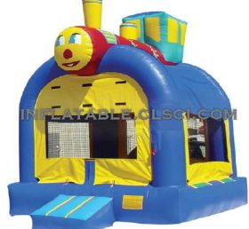T2-2239 Trampoline gonflable Thomas Train