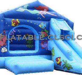 T2-2253 Trampoline gonflable Disney Mermaid