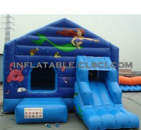 T2-2623 Trampoline gonflable Disney Mermaid