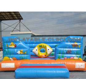 T2-2653 Trampoline gonflable pour le monde sous-marin