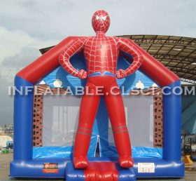 T2-2813 Trampoline gonflable Spider-Man Super Hero