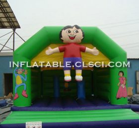 T2-2881 Trampoline gonflable Dora