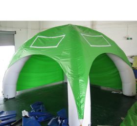 Tent1-310 Publicité verte dôme tente gonflable