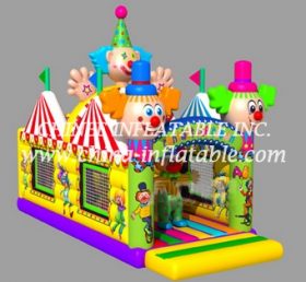 T2-3271 Happy Clown Jumping Castle