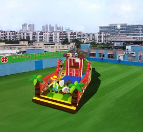 T6-458 Ferme Giant gonflable parc d'attractions Trampoline pour enfants Aire de