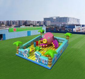 T6-505 Jungle thème poulpe gigantesque jeux gonflables pour enfants