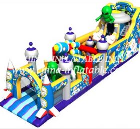 T7-565 Course d'obstacles gonflable extraterrestre