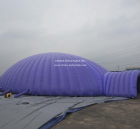 Tent1-501 Tente gonflable violet géant