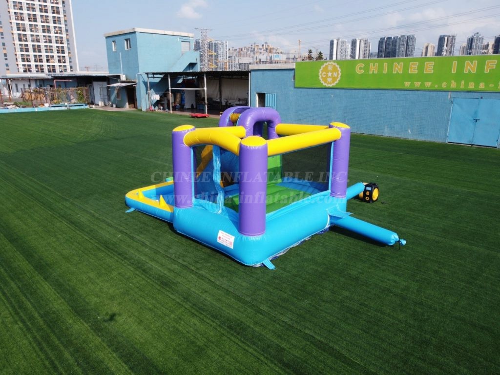 T2-3481 Bouncy Castle With Slide And Pool